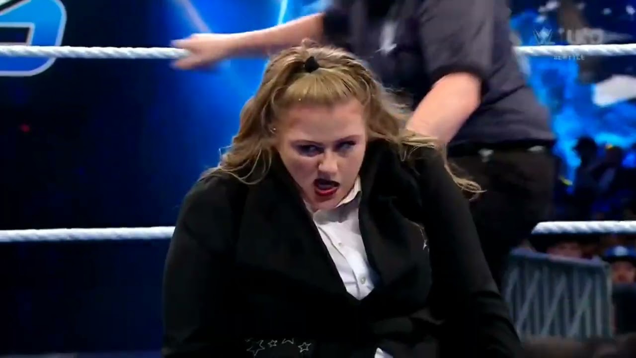 WWE SMACKDOWN BAYLEY & LYRA VALKYRIA VS PIPER NIVEN & ALBA FYRE 04/11/25