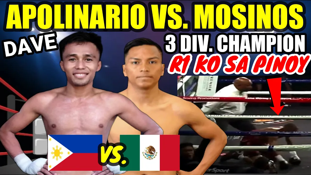 2023 APOLINARIO VS MOSINOS | 3 DIV WORLD CHAMPION R1 KO KAY APOLINARIO