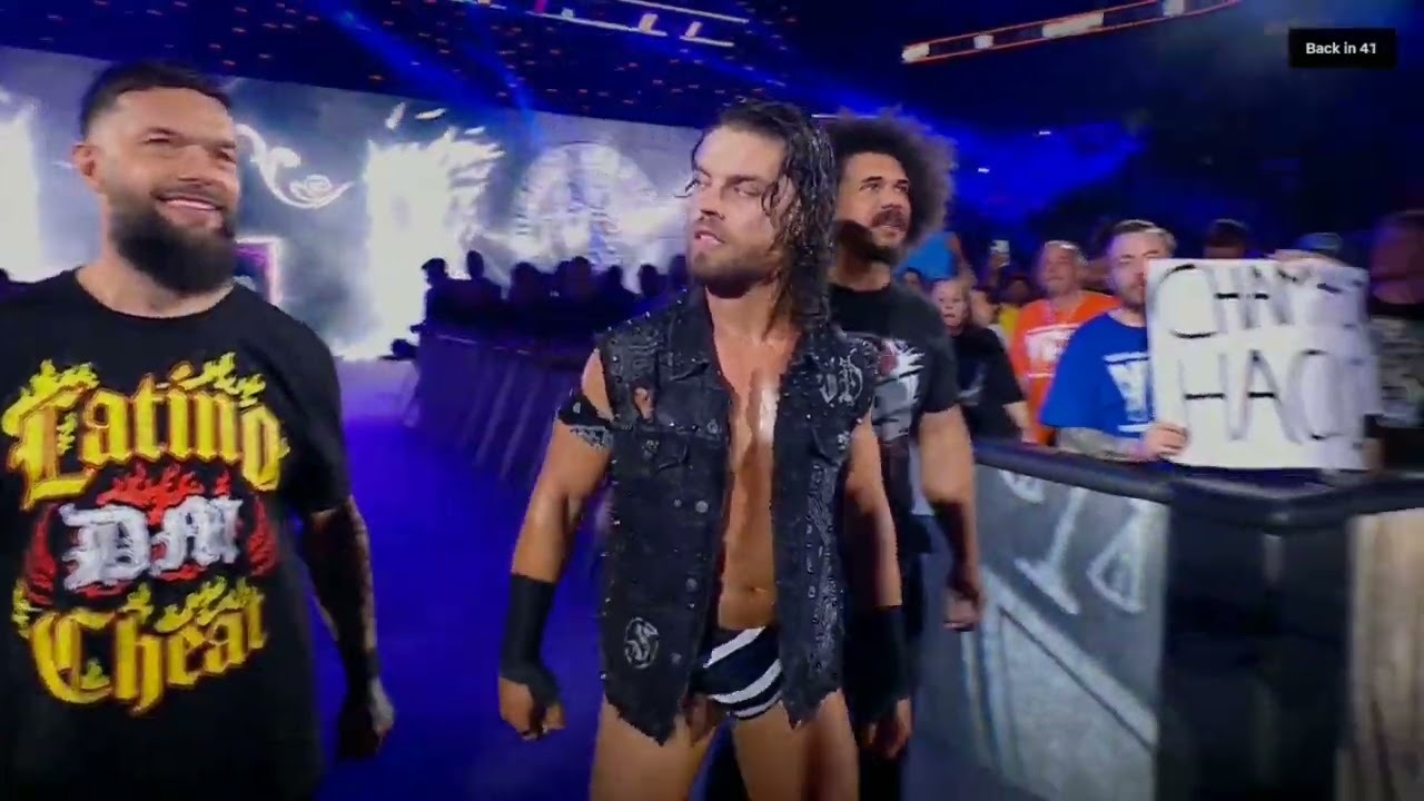 WWE RAW PENTA VS JD MCDONAGH 05/05/25 background