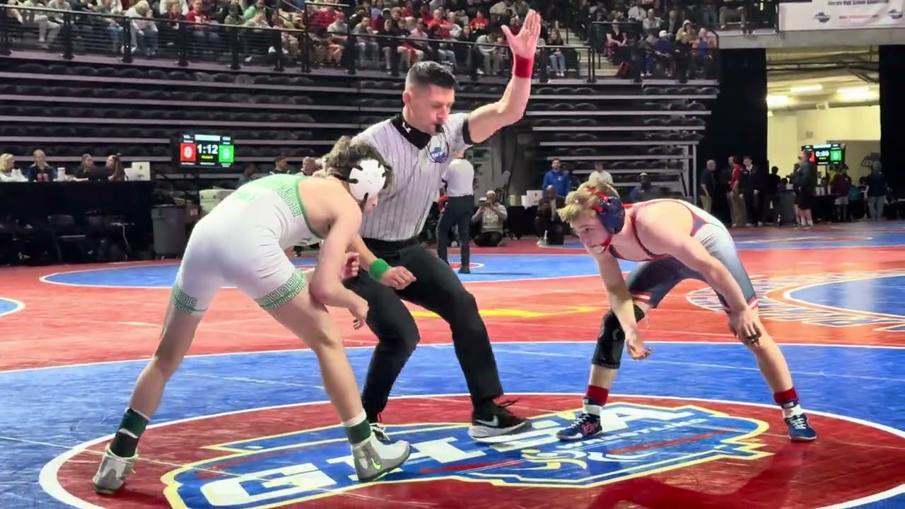 Wyatt Womack Heritage vs Elkin Torres-Barnes North Hall 113lbs 2026 GHSA 3A State Tournament Finals