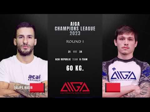 - 60 kg Felipe Santos Acai republic vs Jacob Thomas Norton The B-Team