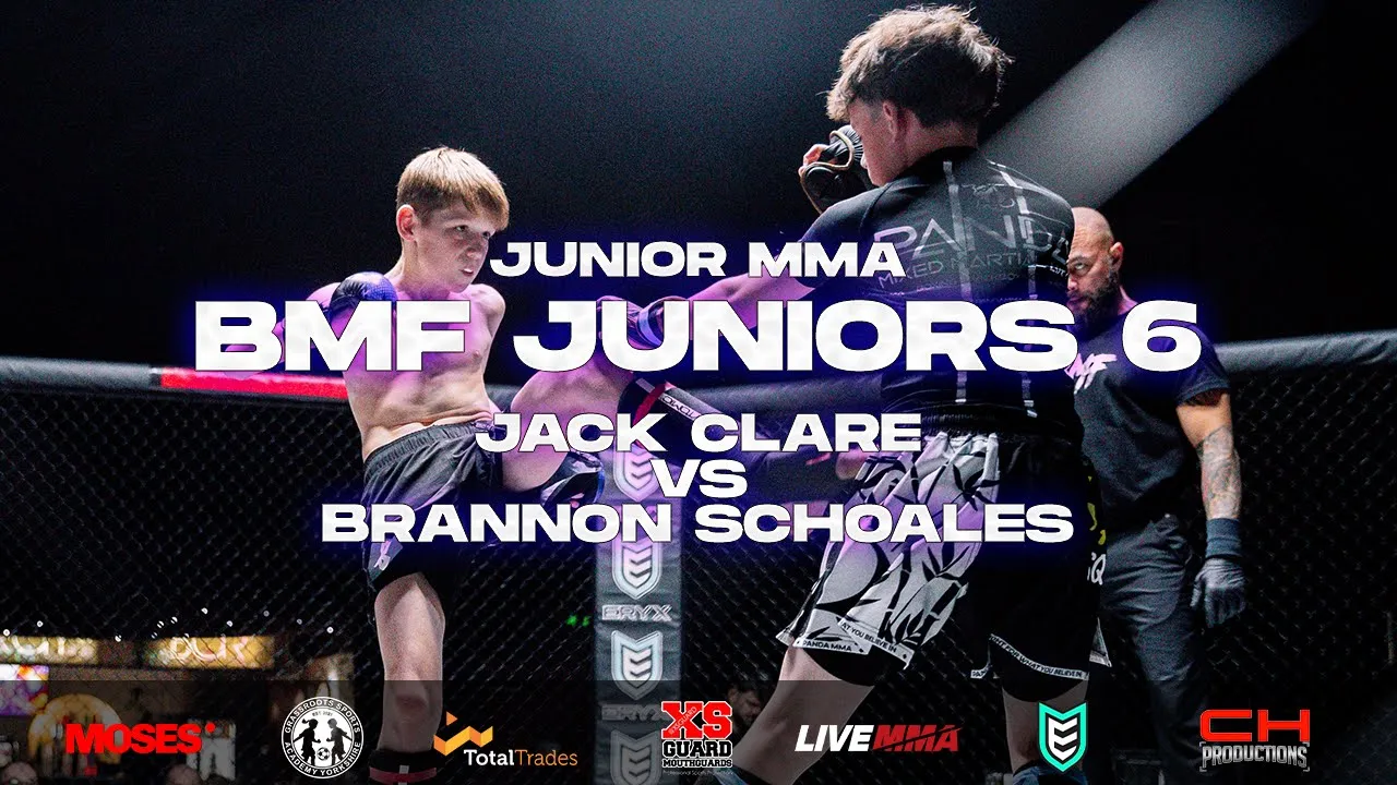 BMF Juniors 6 | Brannon Schoales vs Jack Clare | Junior MMA background