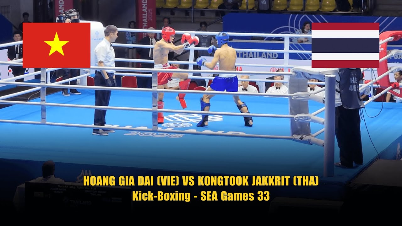 MEN’S K-1 – 60KG: HOANG GIA DAI (VIE) VS KONGTOOK JAKKRIT (THA) – SEA GAMES 33