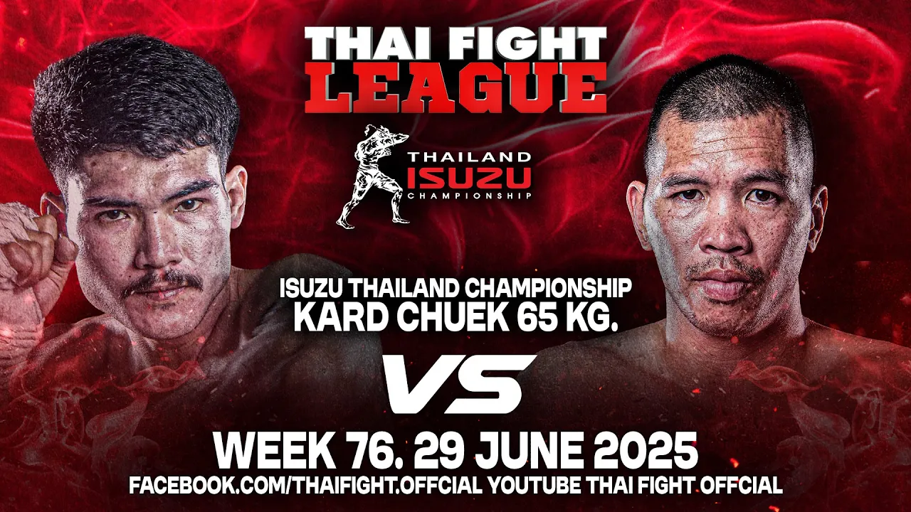 Sainampetch Muaythai Active VS Fahnimit Vor.Techno-Luangpoosuang | THAI FIGHT LEAGUE #76 background