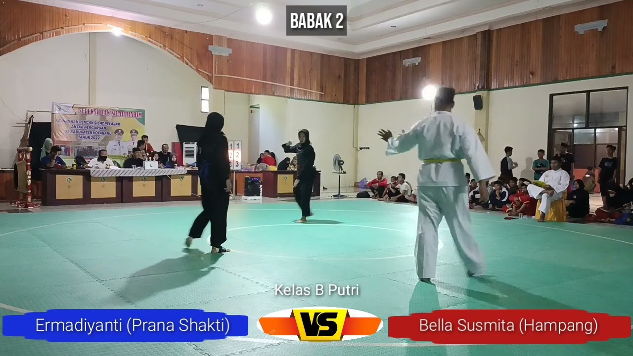 Seleksi POPDA Tahun 2022 Final Kelas B Putri, Ermadiyanti (Prana Shakti) VS Bella Susmita (Hampang) background