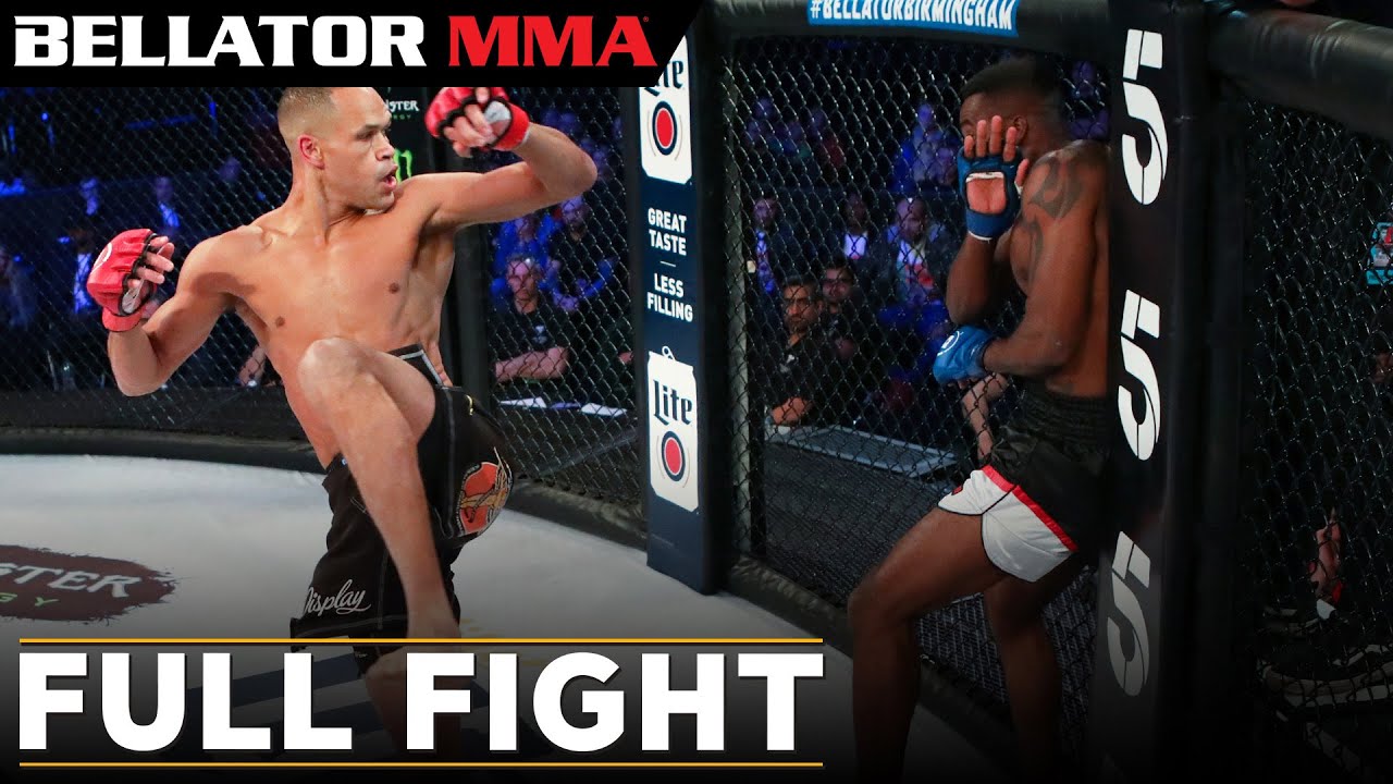 Full Fight | Raymond Daniels vs. Wilker Barros - Bellator Birmingham background