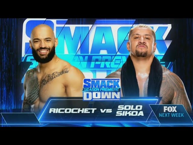 Ricochet vs Solo Sikoa (Full Match)