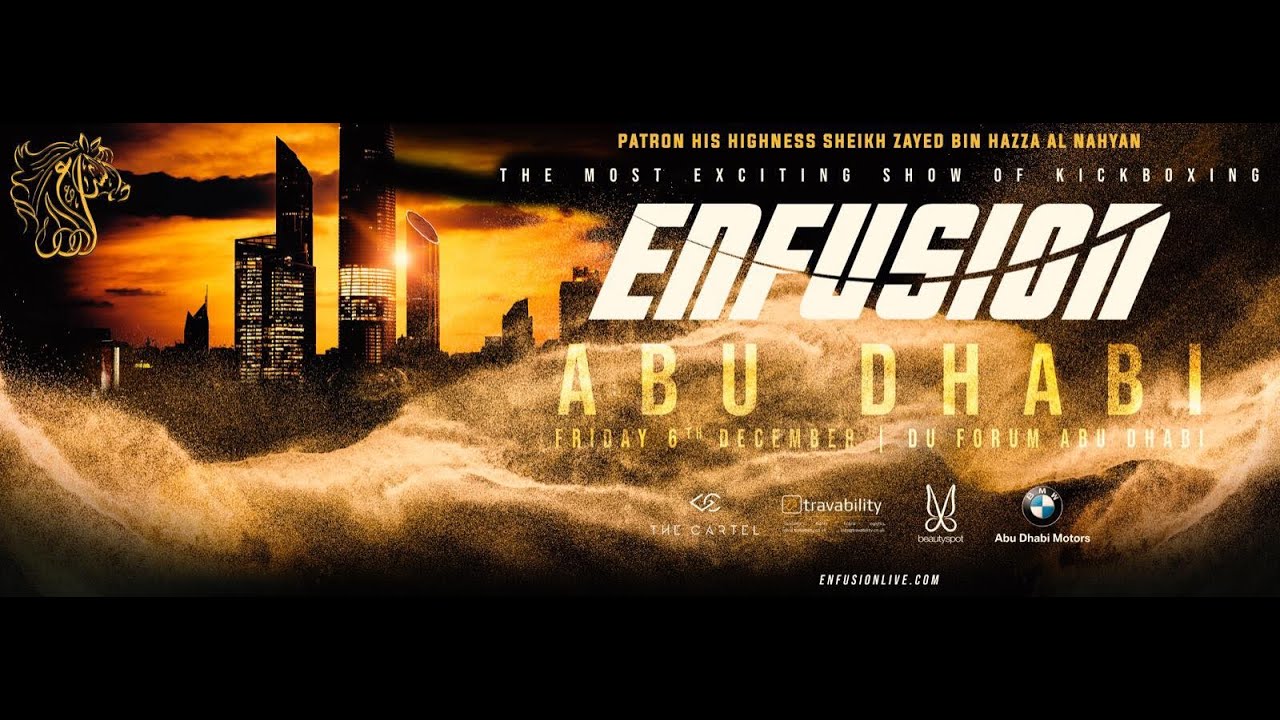 Enfusion #92,93 weigh in, Abu Dhabi Dec 6th 2019 background