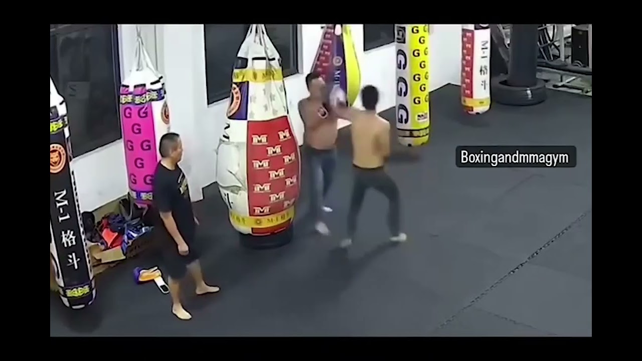 Gym Spar Gets Personal. Result, Ko