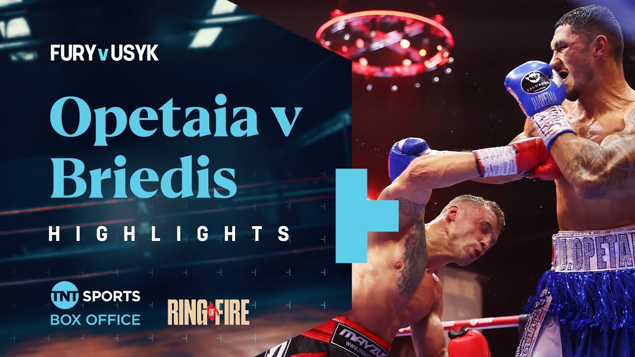 12 ROUNDS OF WAR! π₯ | Jai Opetaia vs Mairis Briedis Fight Highlights | #FuryUsyk πΈπ¦ #RingOfFire