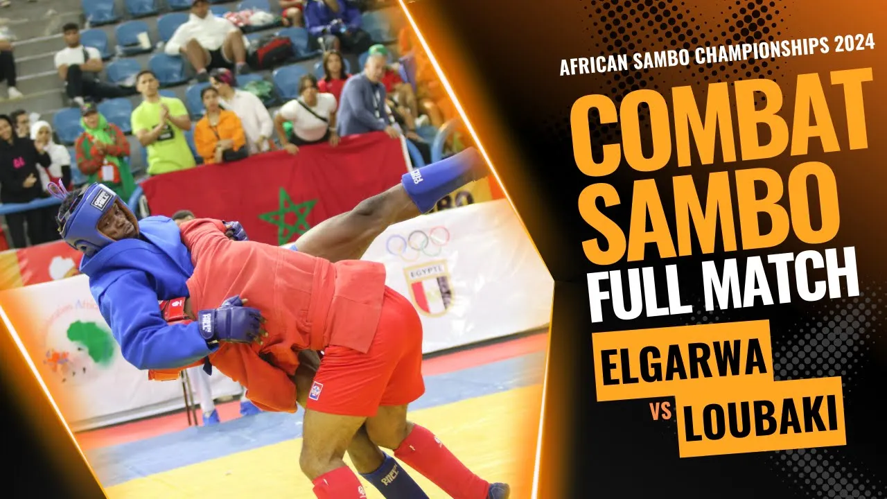 ELGARWA (EGY) vs LOUBAKI (CGO). African Sambo Championships 2024 background