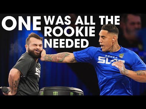 One Was All The Rookie Needed | Joe Landman vs Keali'i Kanekoa | Power Slap 7 Full Match background