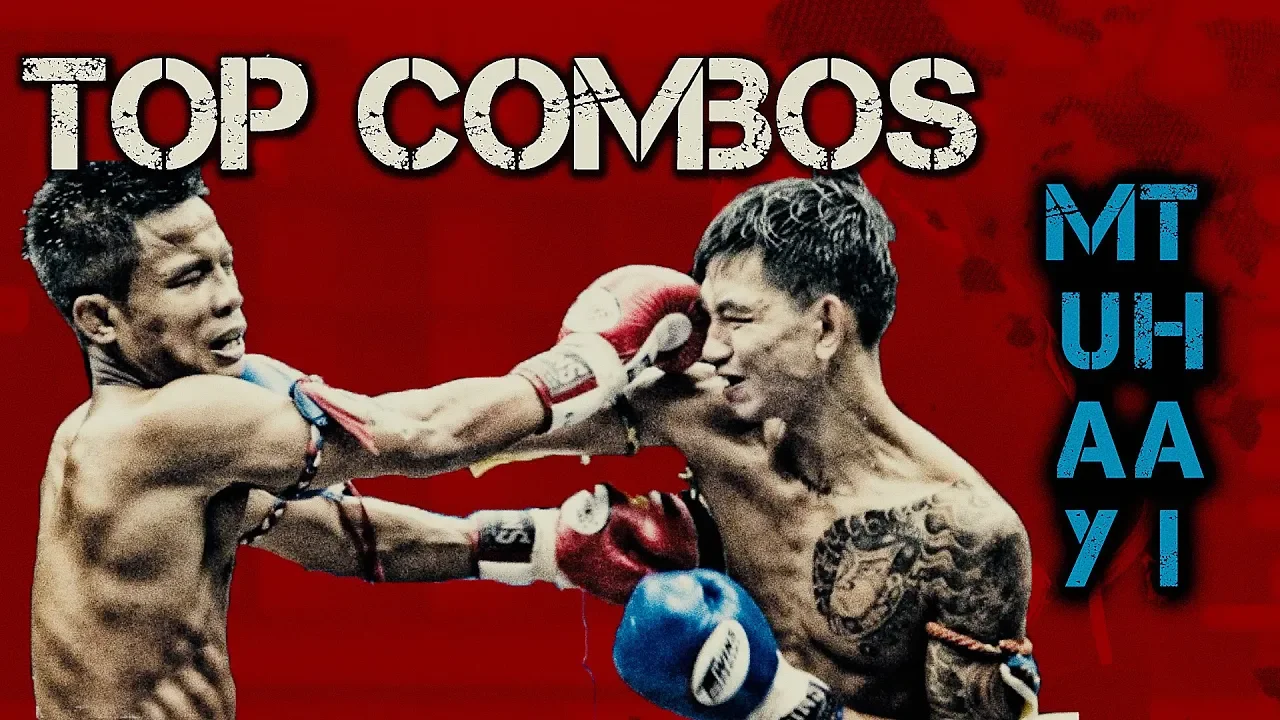 Top 10 Muay Thai punching combos | Thai Boxing at home background