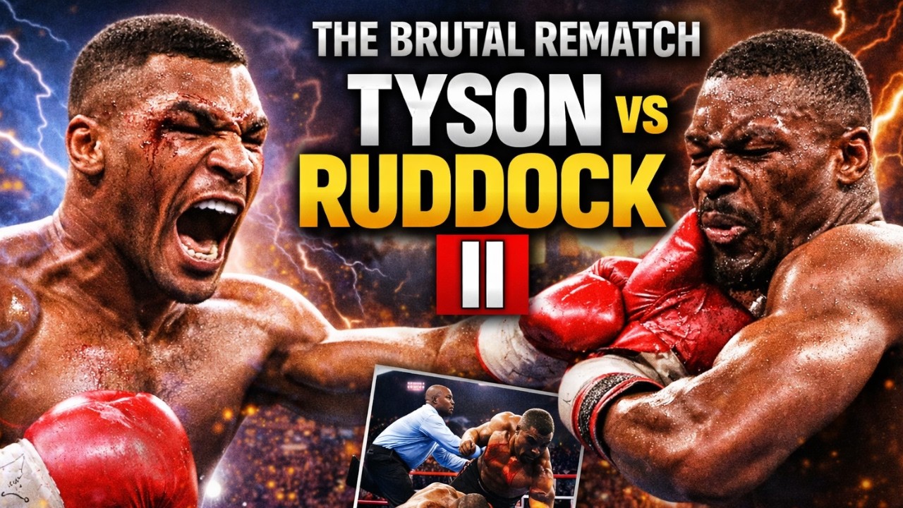 Mike Tyson vs Donovan Ruddock II | The Brutal Rematch That Shook Heavyweight Boxing
