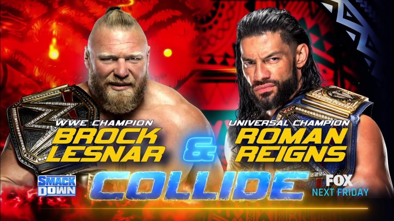 Roman Reigns promises to end Brock Lesnar at Wrestlemania (Full Segment) background