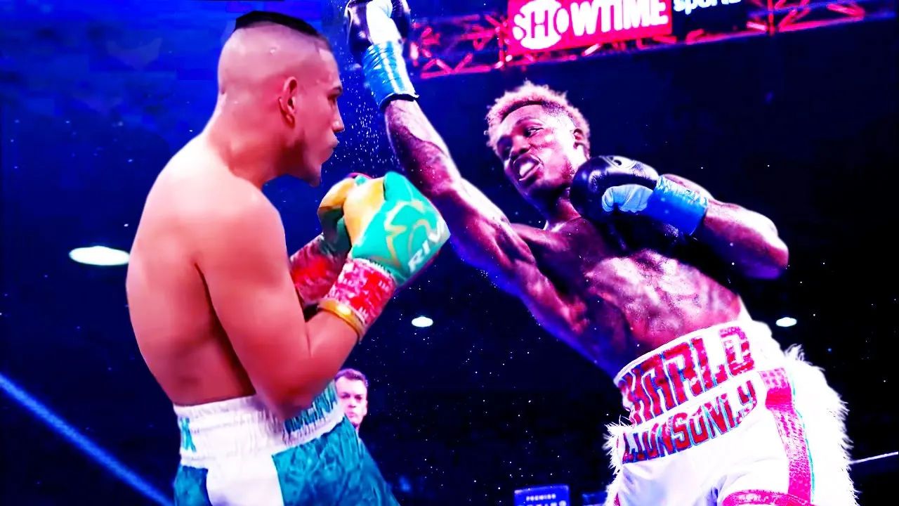 Jermall Charlo vs Jose Benavidez Jr. 2023 SLUGFEST IN THE MIDDLEWEIGHT background