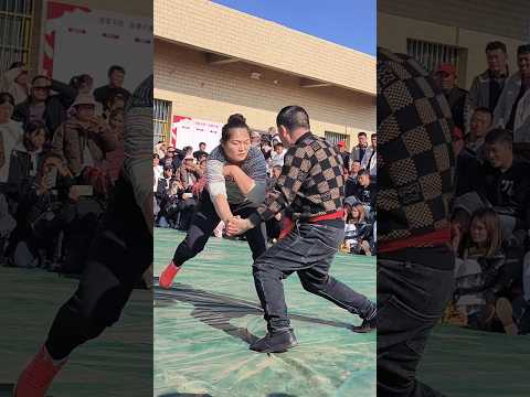 Wonderful mixed wrestling background