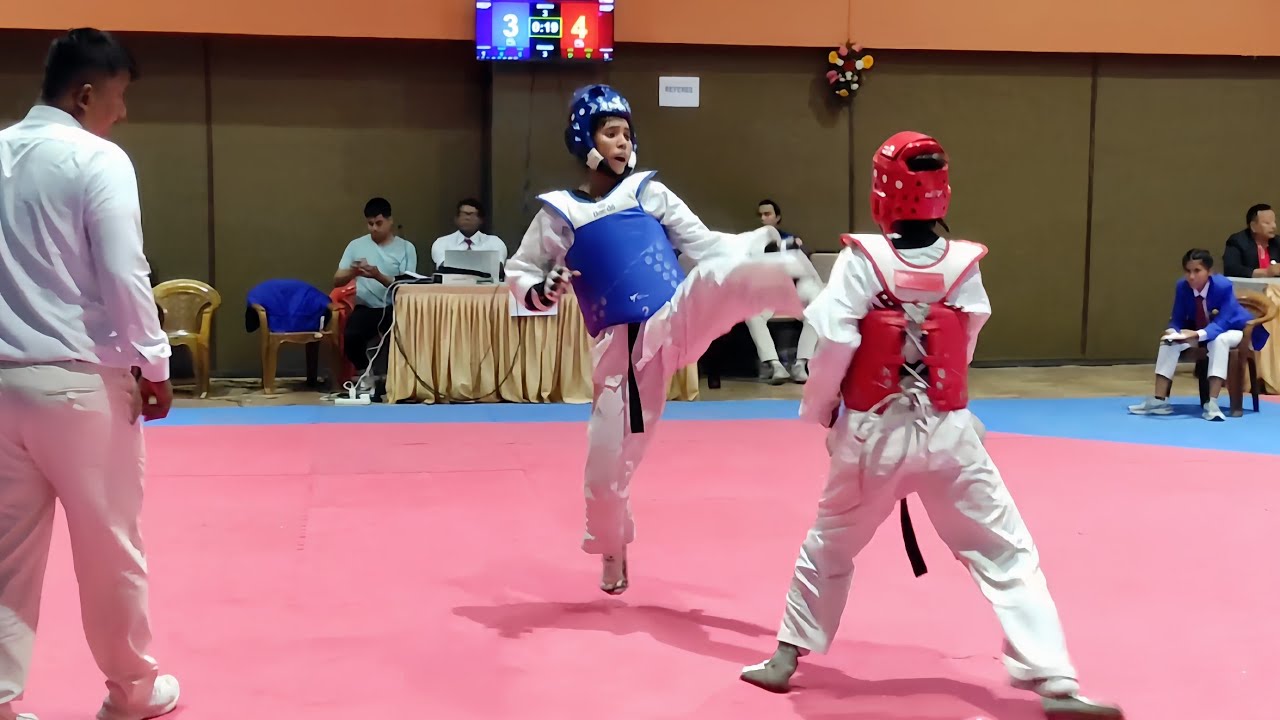 Anjali's Unforgettable Moment || Taekwondo Fight background