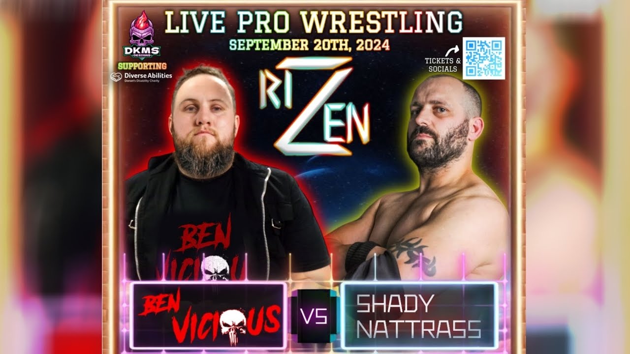 RIZEN Pro Wrestling 6! Ben Vicious Vs. Shady Nattrass background