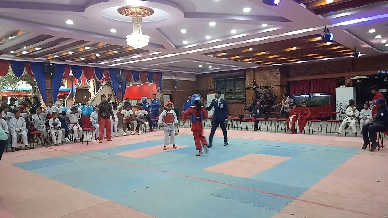 4th international jomasar martialart championship in Kathmandu (vanshika ki fight)