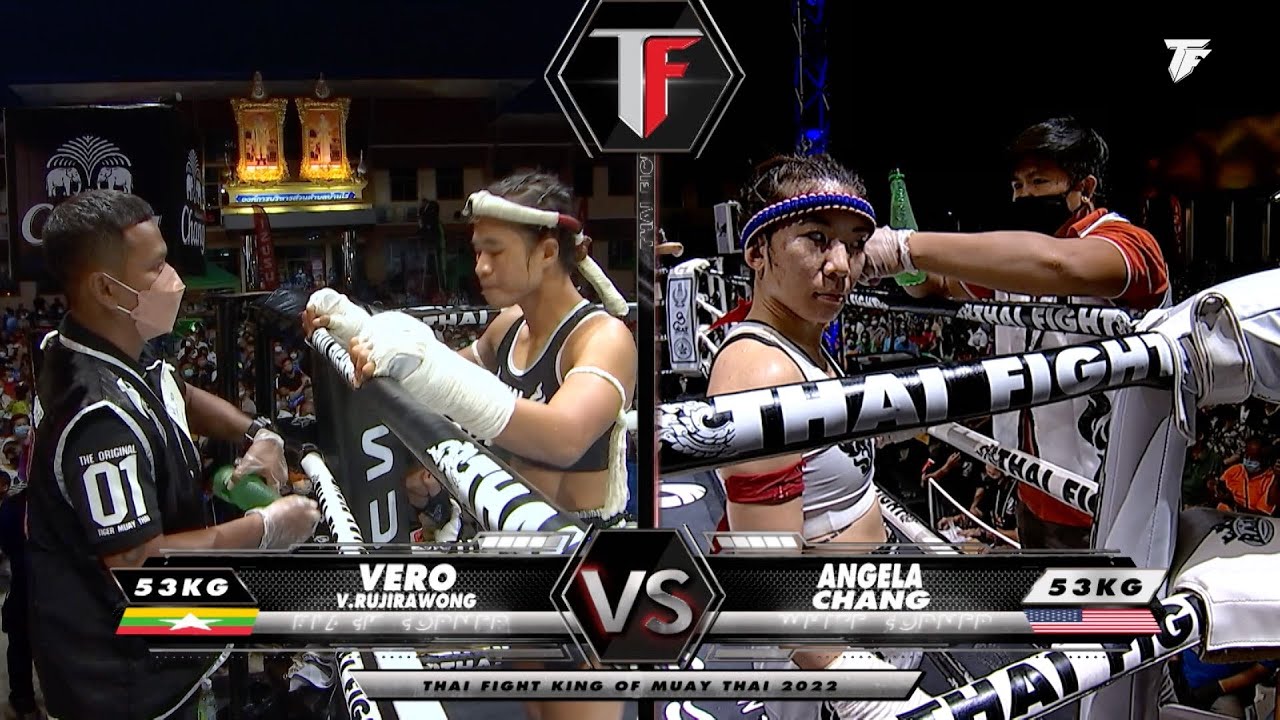 Vero V.Rujirawong VS Angela Chang | THAI FIGHT Kard Chuek Nakornsawan background