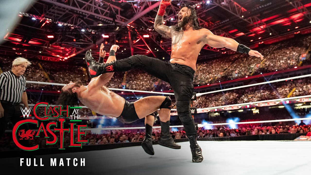 FULL MATCH: Reigns vs. McIntyre — Undisputed WWE Universal Title Match: Clash at the Castle 2022 background