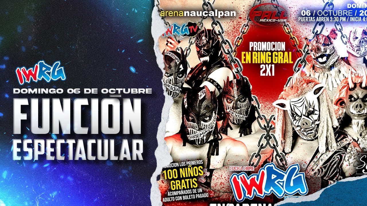 IWRG - ENCADENADOS: LA PANDEMIA VS PUERQUIZA EXTREMA 06 DE OCTUBRE DE 2024