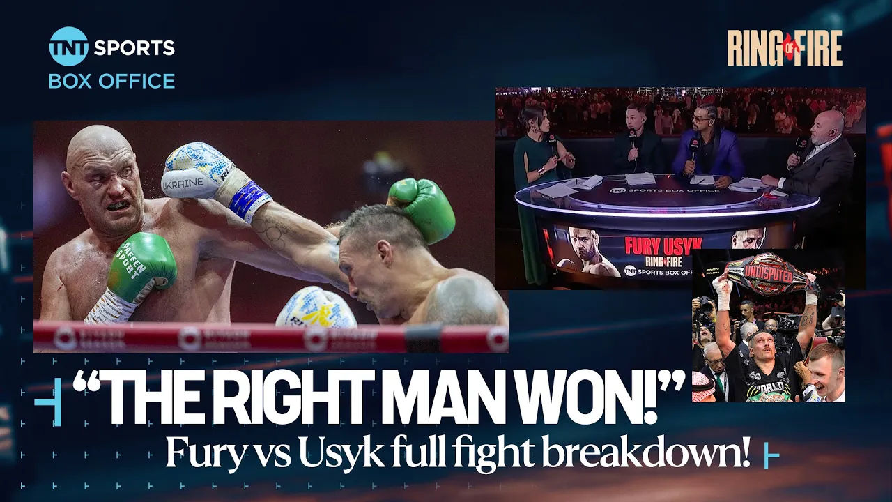"FURY STARTED OUT ON TOP" 😳 Carl Frampton, David Haye & Steve Bunce #FuryUsyk full fight breakdown! background
