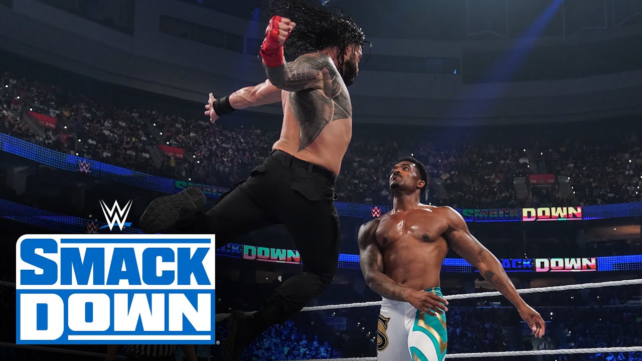 Roman Reigns vs. Montez Ford: SmackDown, Sept. 24, 2021 backdrop