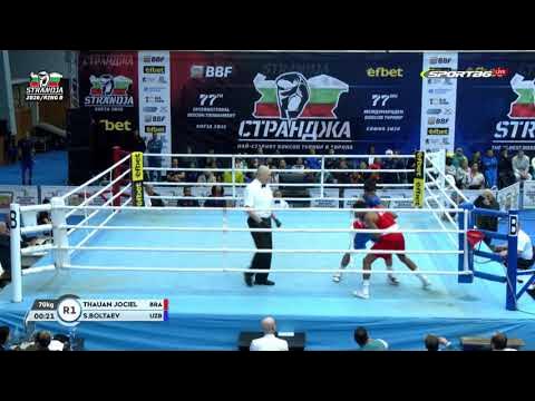Shavkatjon Boltaev (UZB) vs. Thauan Silva (BRA) Strandja Tournament 2026 (70kg)