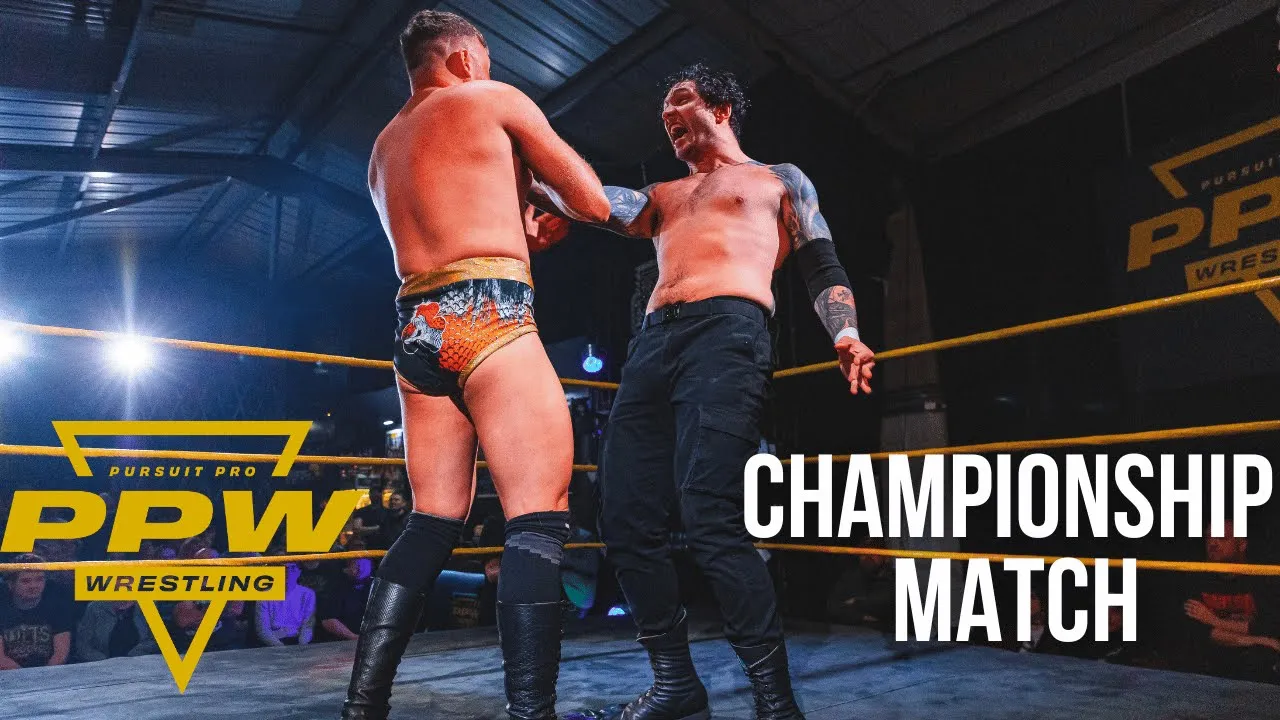 Sam Doyle vs Kemper; Hard Knox Championship Match background