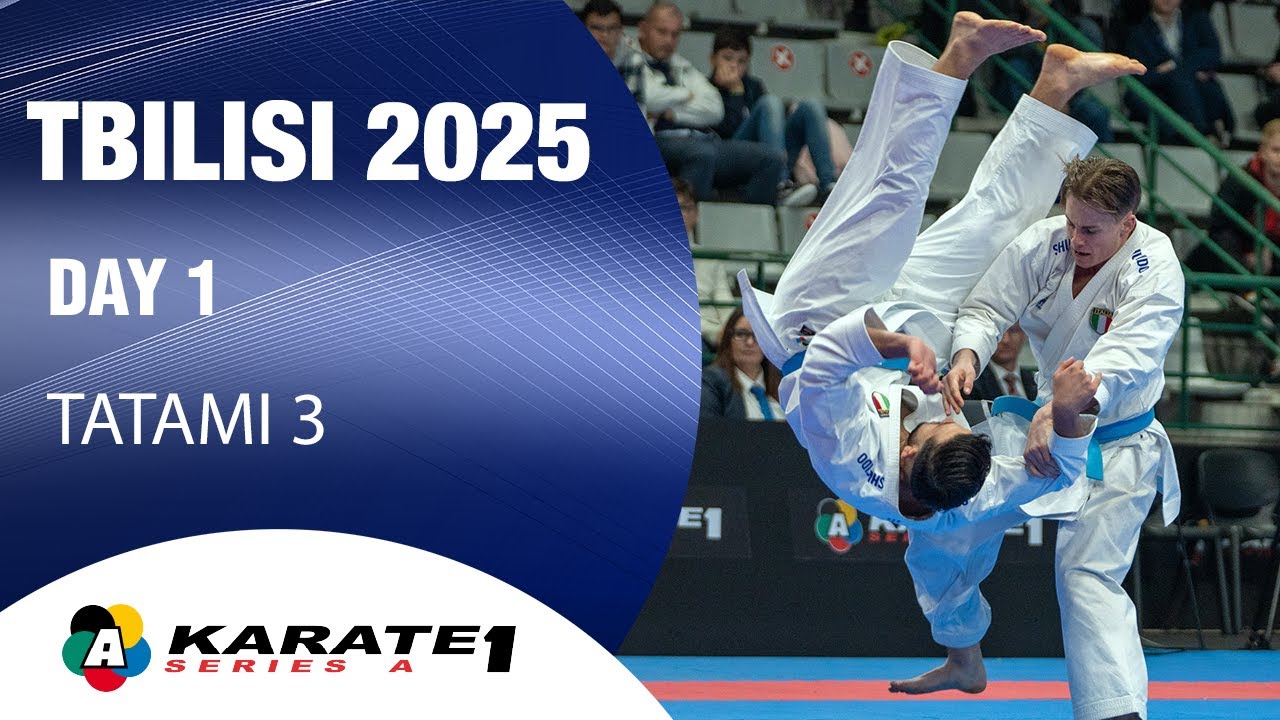 Karate1 TBILISI - Day 1 - Tatami 3 | WORLD KARATE FEDERATION