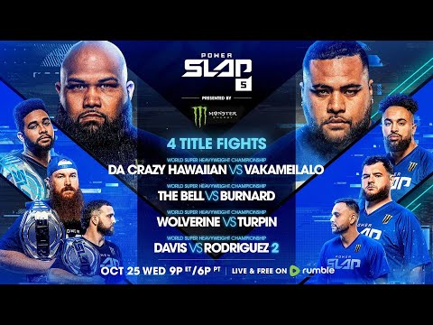 Power Slap 5: Da Crazy Hawaiian vs Vakameilalo background