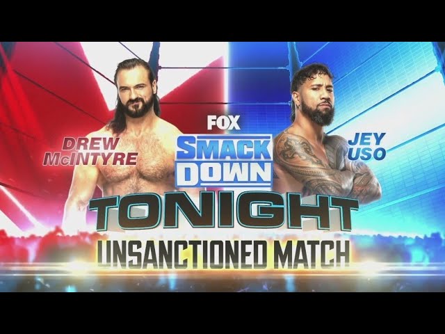 Drew McIntyre vs Jey Uso (Full Match Part 1/2) background