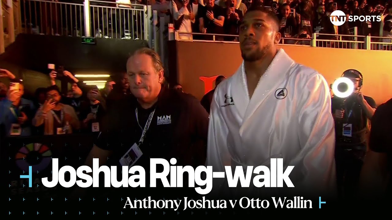 HE MEANS BUSINESS! ЁЯШР | Anthony Joshua's Legendary Ring Walk #DayOfReckoning ЁЯЗ╕ЁЯЗж