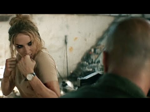 Mixed Fight | Female vs Male | Tough woman beats up bad guys backdrop