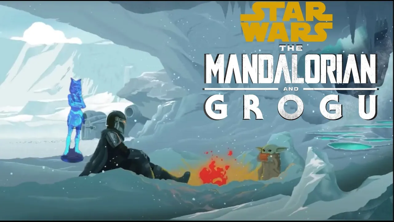 Star Wars Mandalorian, Ahsoka & Grogu Fireside Holiday Christmas Relaxing AMSR Ice Cave Scene スター戦争