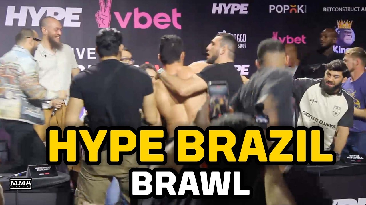 Hype Brazil: BRAWL Breaks Out at Press Conference | MMA Fighting
