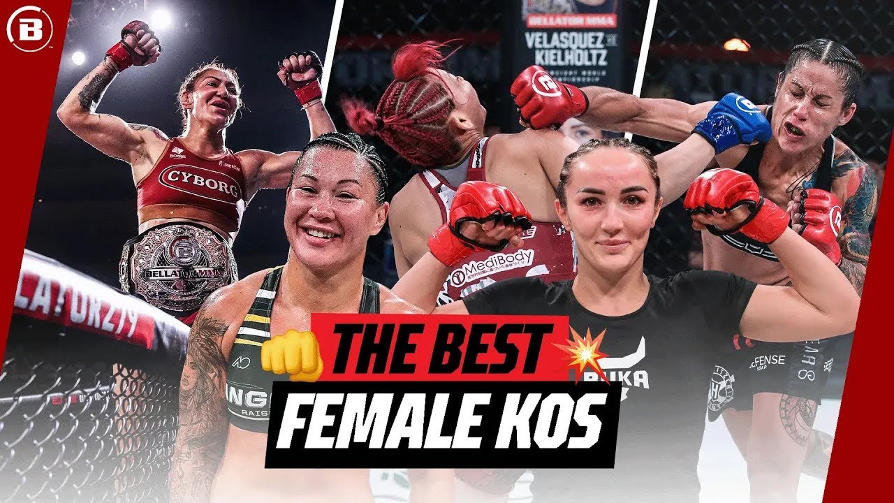 WITNESS THE POWER đđ„ | Best Female KOs in Bellator MMA background