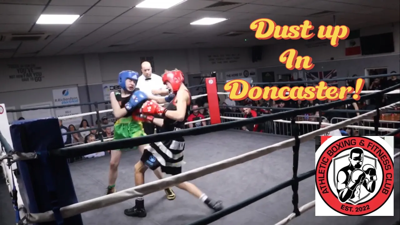 Dust up in Doncaster! Community erupts in a volcano of positivity at amateur boxing show! background