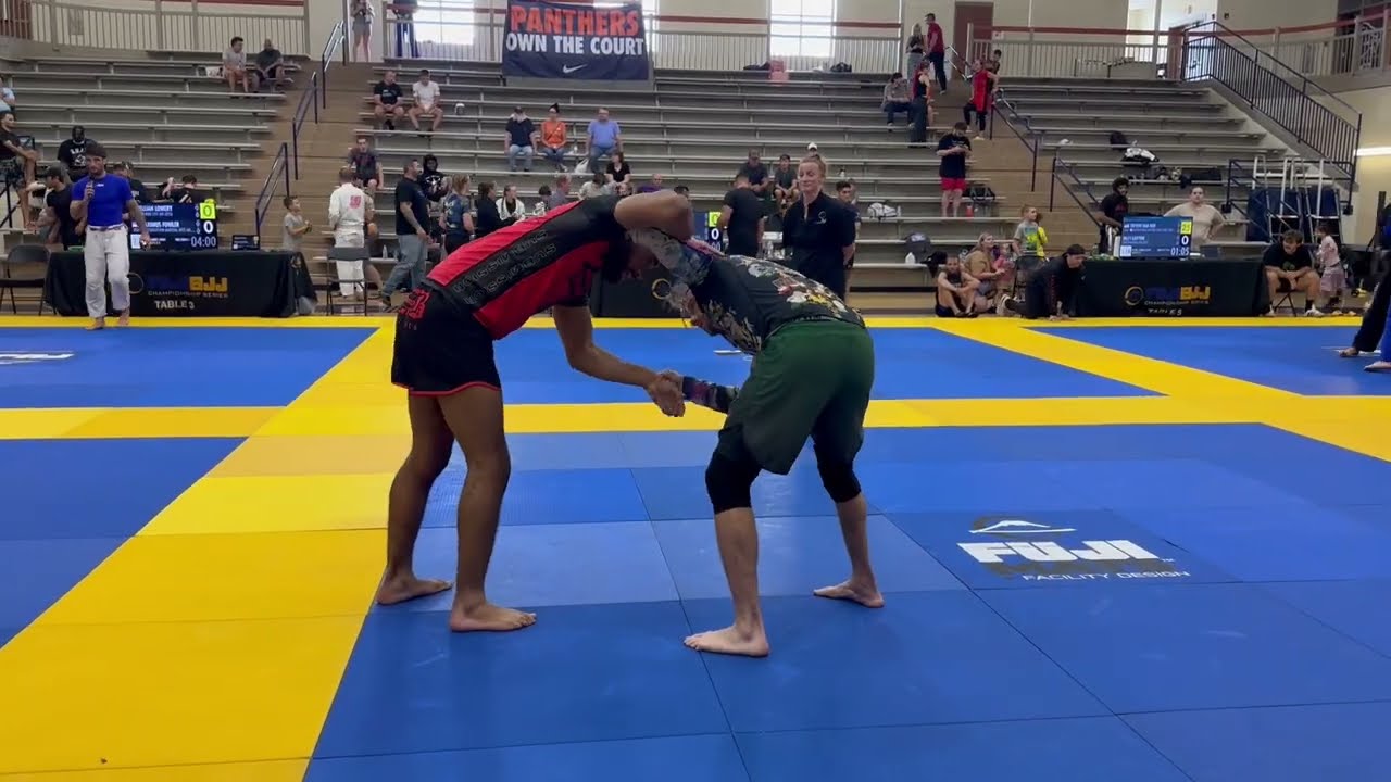 Purple belt beats black belt