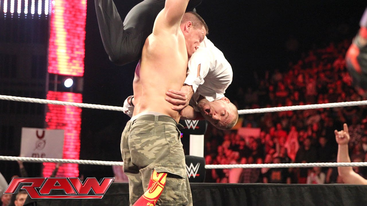 Team Cena vs. Team Authority Survivor Series contract signing: Raw, November 17, 2014 background