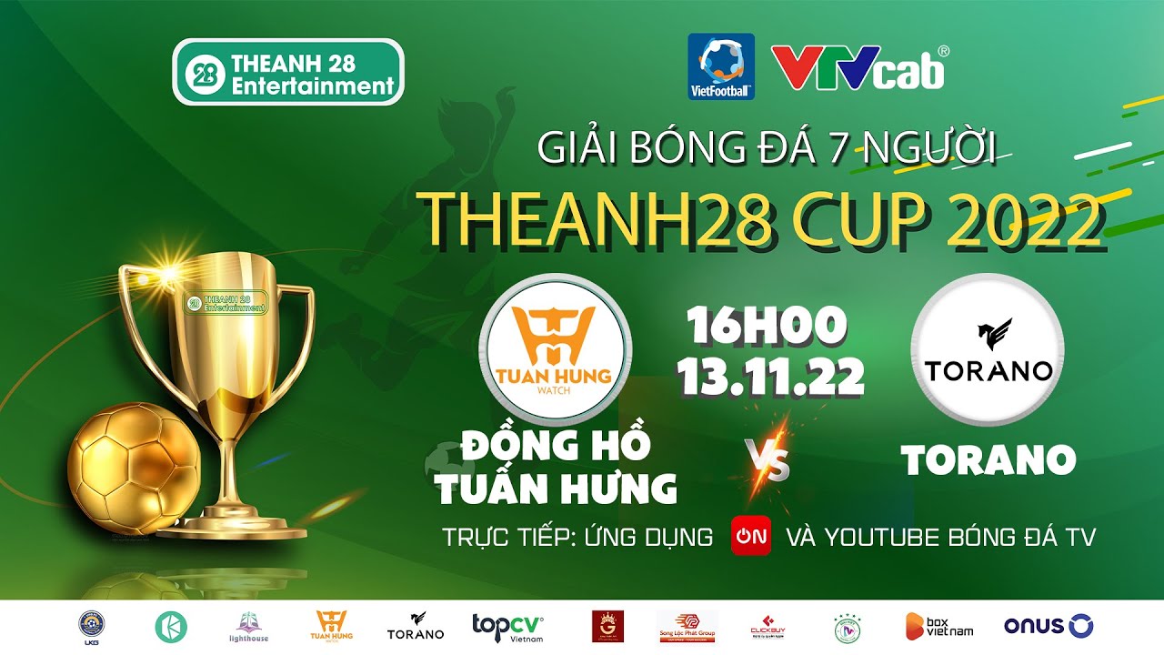 🔴 TRỰC TIẾP | Đại Việt - King Gold | Giải bóng đá 7 người Theanh28 Cup 2022 background