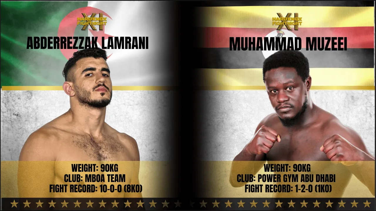 Hard Knox Fight Night 11Abderrezzak Lamrani Vs Muhammad Muzeel, Heavy weight battle set for 8 rounds