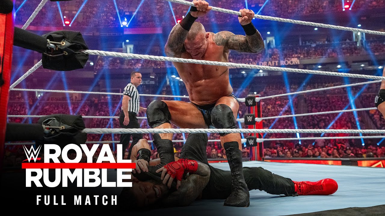 FULL MATCH: Roman Reigns vs. LA Knight vs. AJ Styles vs. Randy Orton: Royal Rumble 2024 background