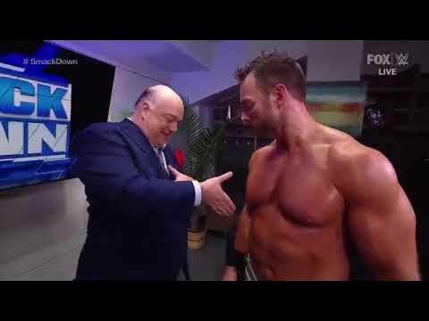 Paul Heyman and LA Knight background