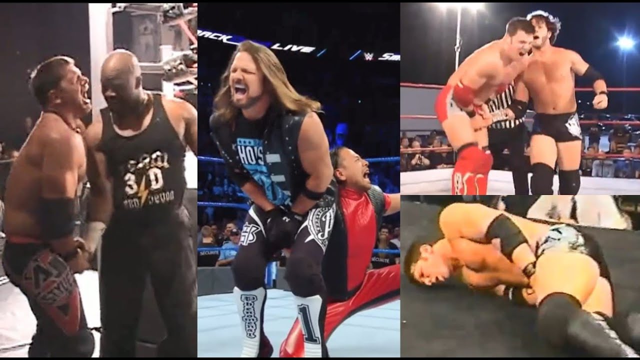 Low Blow on AJ Styles (2000~2022 compilation) background