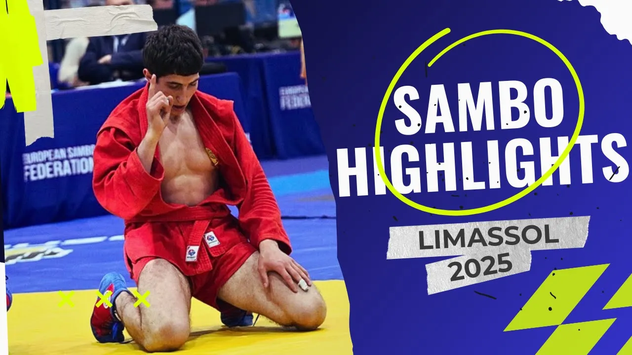 SAMBO HIGHLIGHTS: EUROPEAN CADET, YOUTH AND JUNIOR SAMBO CHAMPIONSHIPS 2025. DAY 1 background
