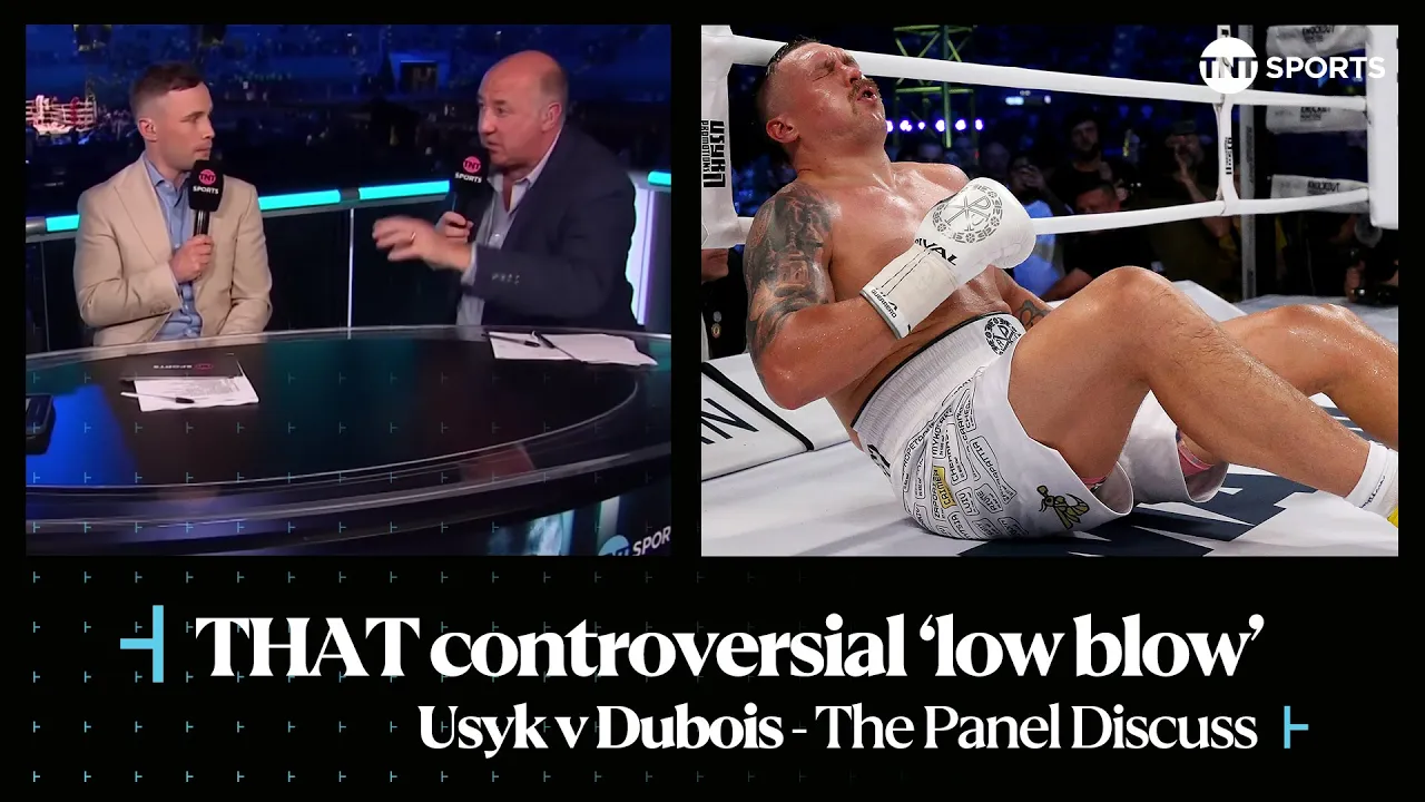 Carl Frampton, Steve Bunce & Laura Woods Discuss The Low Blow In #UsykDubois 🤨 background