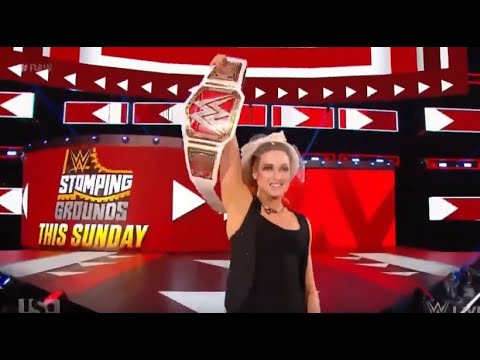 Becky Lynch Attacks Lacey Evans Raw 6/17/2019 HD backdrop